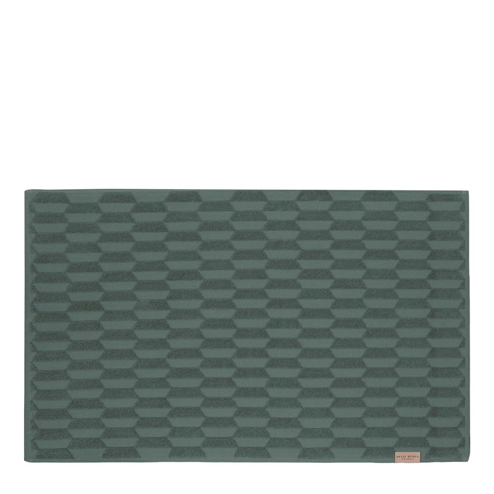 Temno zelena kopalniška preproga 50x80 cm Geo