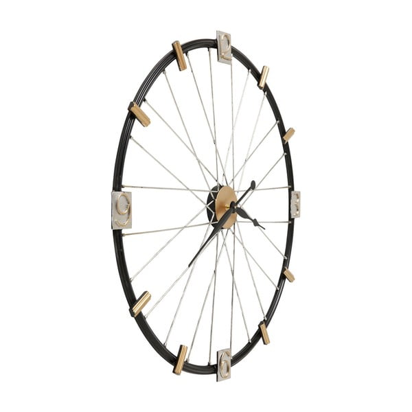 Stenska ura Kare Design Spoke Wheel, premer 80 cm