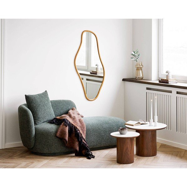 Okrogla stranska mizica s keramično ploščo ø 40 cm Noli – House Nordic-image-3