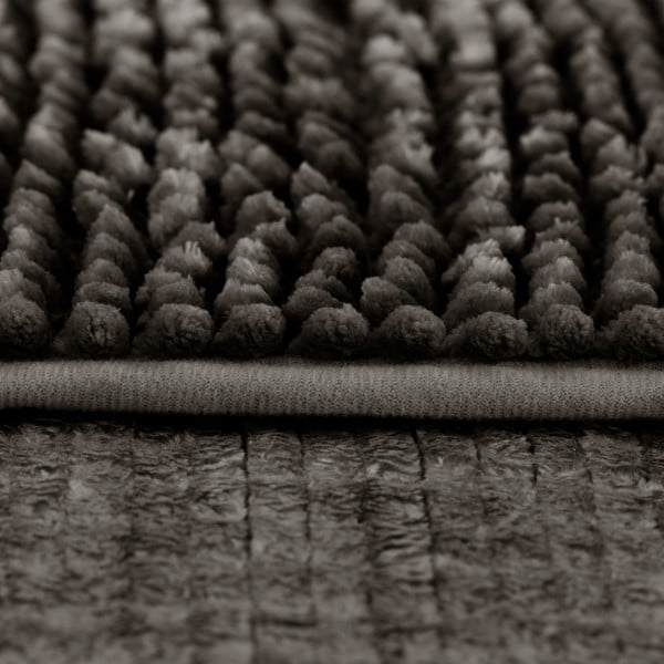 Temno siva kopalniška preproga 70x120 cm Bati – Restilo-image-4