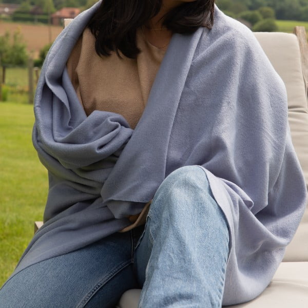 Modra odeja iz flisa 130x160 cm Riso – Tiseco Home Studio-image-2