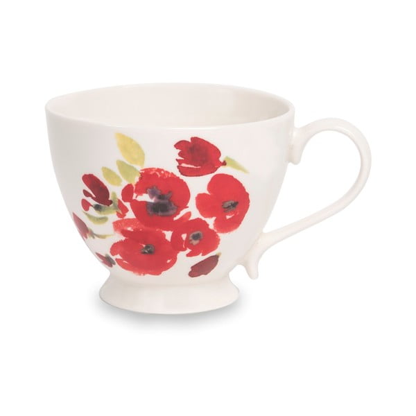 Vrč iz kostnega porcelana Sabichi Poppy, 415 ml
