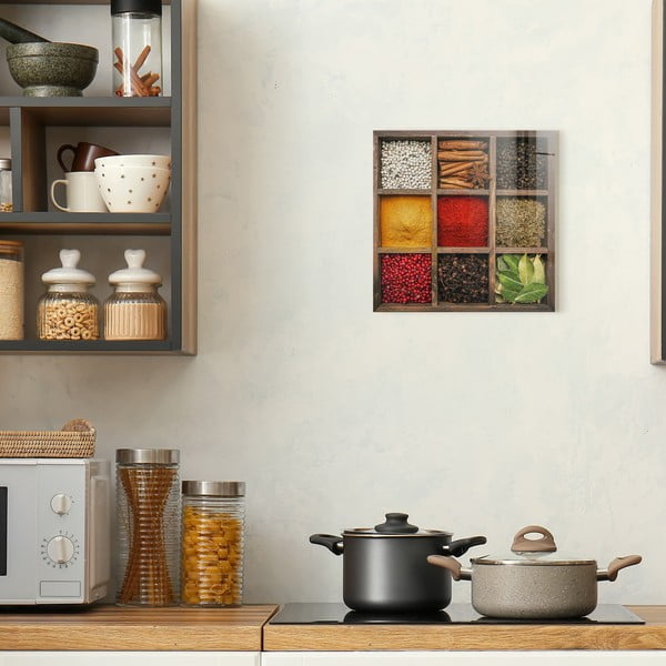 Steklena slika 30x30 cm Spices Box – Styler-image-3