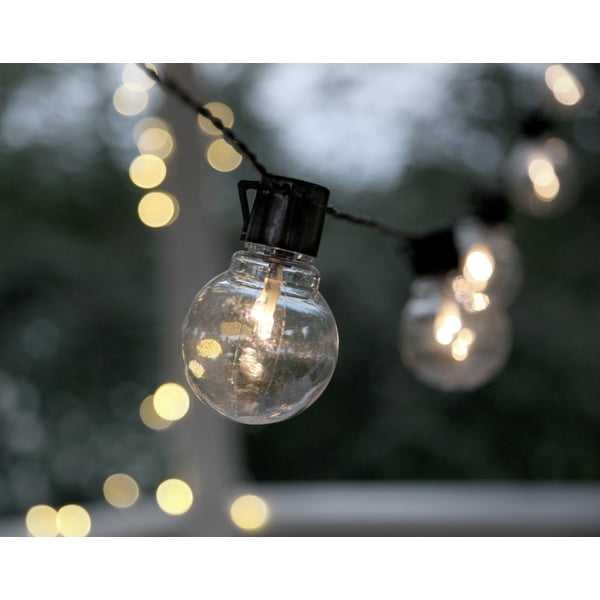 Črna svetlobna LED veriga, primerna za uporabo na prostem Star Trading Party, 16 lučk-image-1