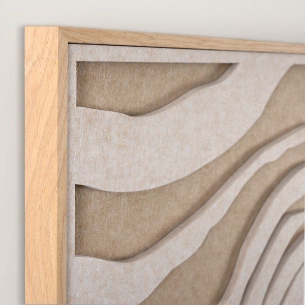 Akustična 3D slika z okvirjem 62x62 cm Sacred Silence 2 – Malerifabrikken-image-3
