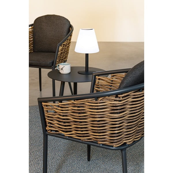 Siv kovinski vrtni stol Maribela   – Bizzotto-image-1