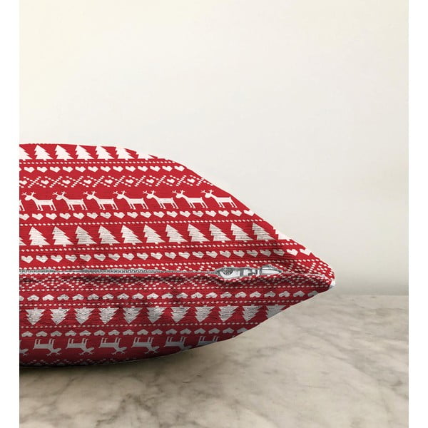 Božična prevleka za okrasno blazino Minimalist Cushion Covers Merry Christmas, 55 x 55 cm-image-1