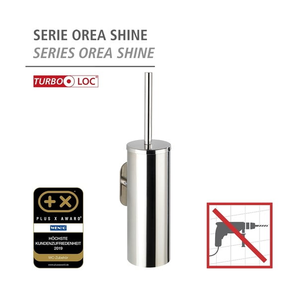 Stoječa WC ščetka iz nerjavečega jekla Wenko Orea-image-3