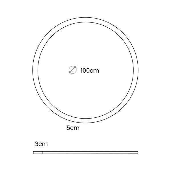 Siva otroška igralna podloga ø 100 cm – Meowbaby-image-1