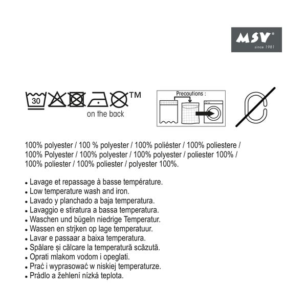 Zavesa za tuš 180x200 cm Sugar – MSV-image-2