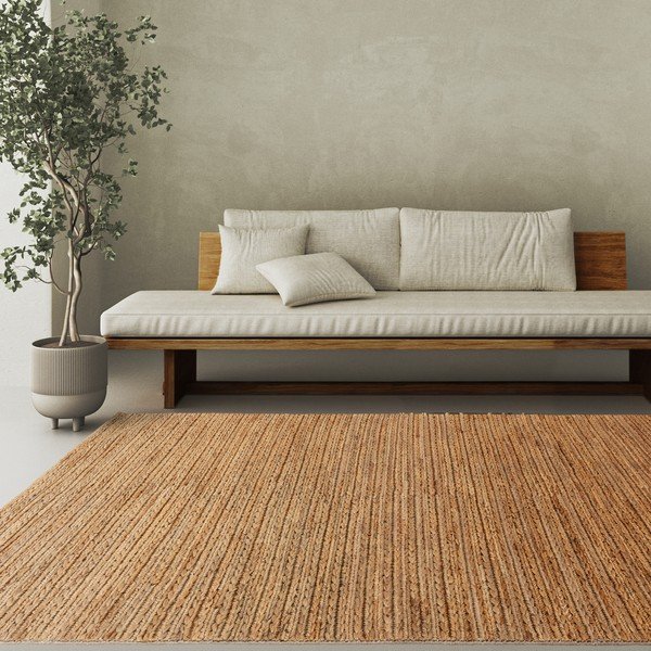 Ročno tkana preproga iz jute v naravni barvi 120x170 cm Oakley – Asiatic Carpets-image-1