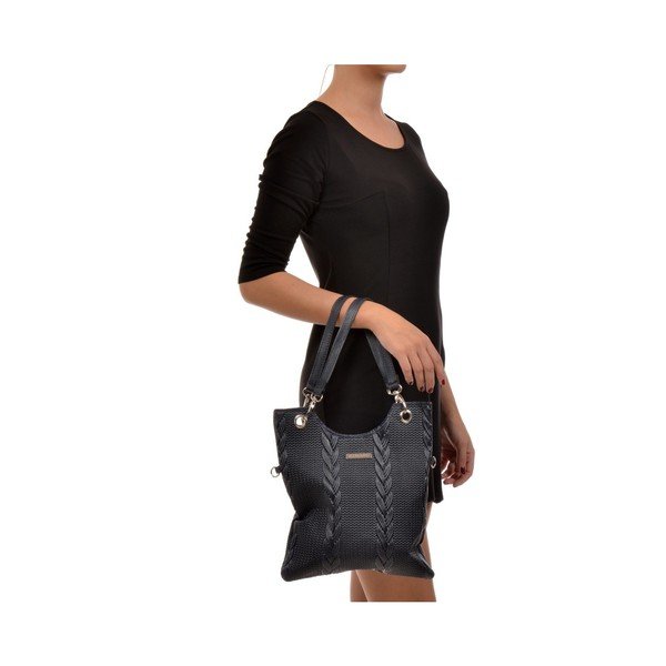 Modra usnjena torbica Mangotti Elsa-image-4