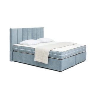Modra boxspring postelja 160x200 cm Olia Bold Line – Bonami Selection