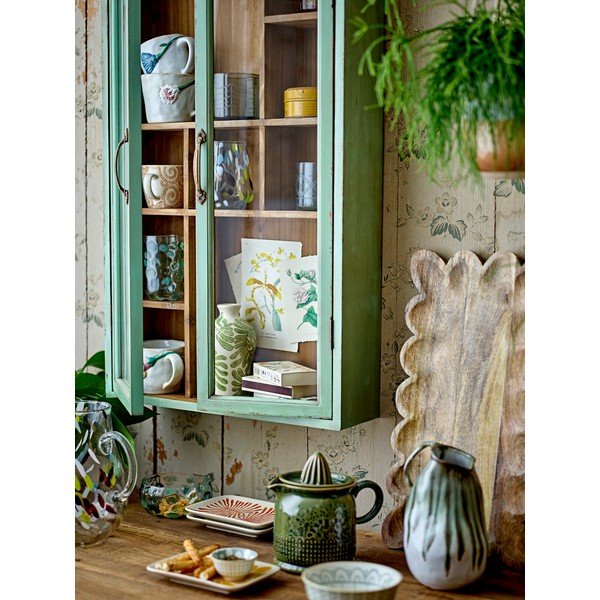 Zelena vitrina iz masivne jelke 50x80x13,5 cm Hazem – Bloomingville-image-3