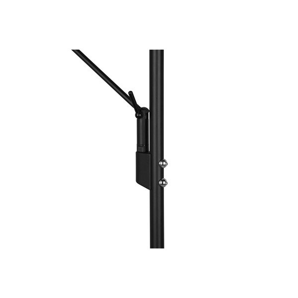 Mat črna LED zatemnitvena stoječa svetilka (višina 180 cm) Brantford – Trio-image-3