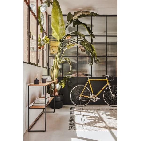 Konzolna mizica iz hrastovega lesa 120x30 cm Yona - Kave Home-image-2