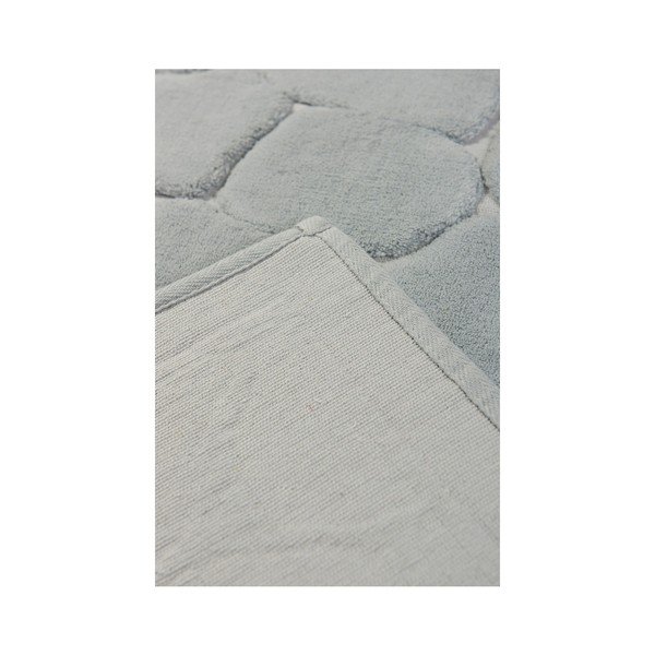 Komplet 2 sivih bombažnih kopalnih podlog Confetti Kopalne podloge Parma Grey-image-1