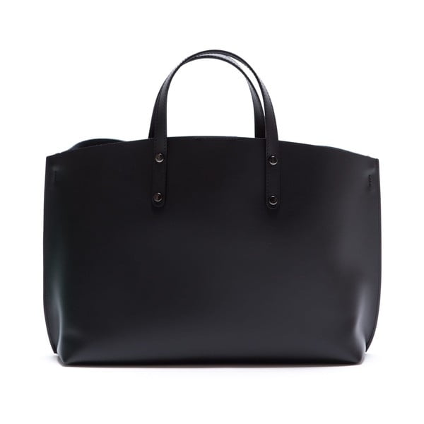 Črna usnjena torbica Luisa Vannini 3034-image-1