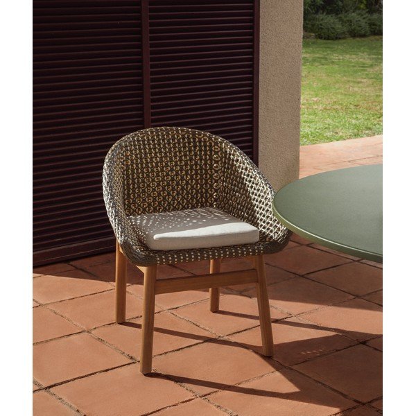 Zelen vrtni stol iz ratana Olbia – Kave Home-image-1