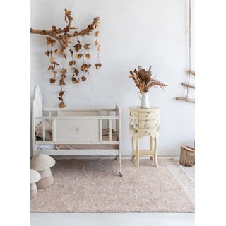 Bež pralna ročno tkana bombažna preproga 140x200 cm Woods Symphony Linen – Lorena Canals