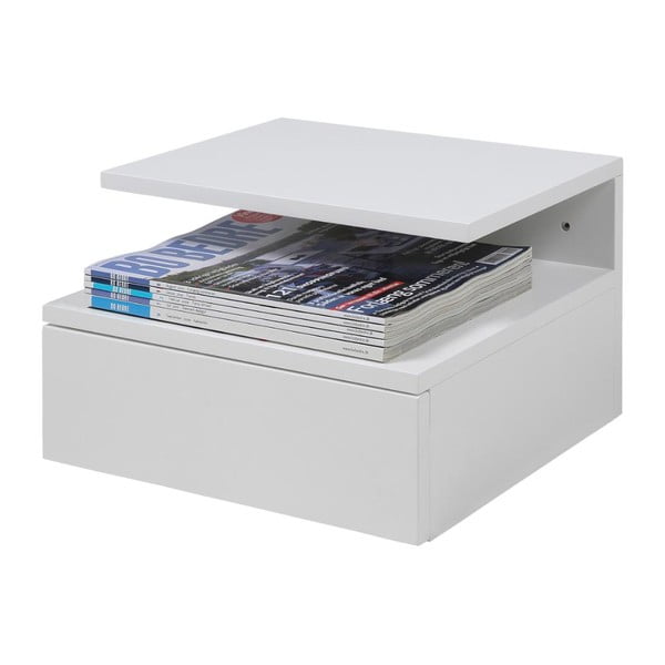 Bela stenska nočna omarica Ashlan - Actona-image-4