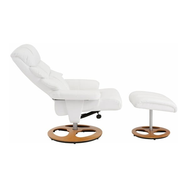 Komplet belega fotelja z otomanom Støraa Tony-image-2