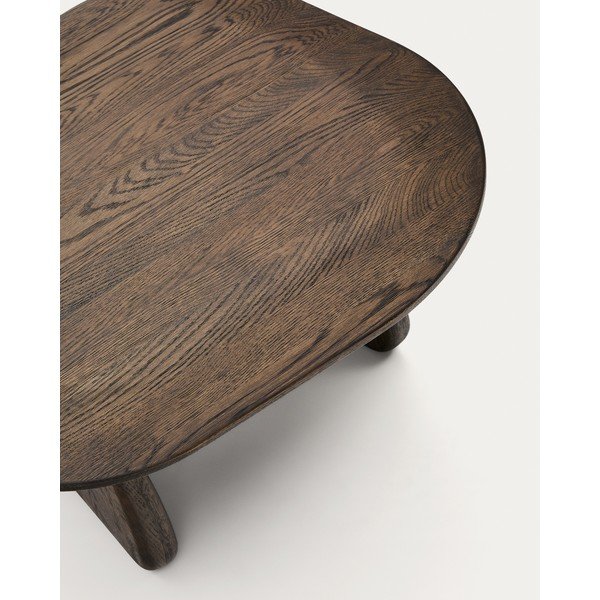 Stranska mizica iz masivnega hrasta 70x71 cm Pirita – Kave Home-image-4