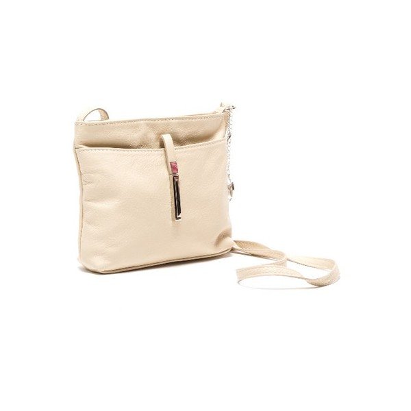 Usnjena torbica Roberta M 241s Beige-image-1