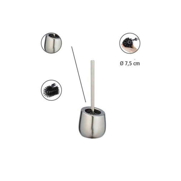 Keramična WC ščetka Wenko Badi Chrome-image-3