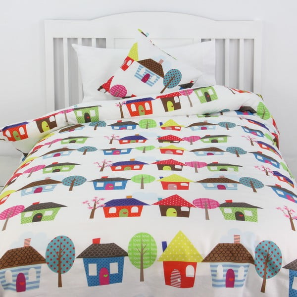 Prevleka za odejo in vzglavnik Happy Homes 140x200 cm-image-1