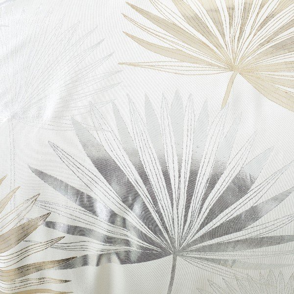 Kremno bela posteljnina za zakonsko posteljo 200x200 cm Luxe Palm – Catherine Lansfield-image-4