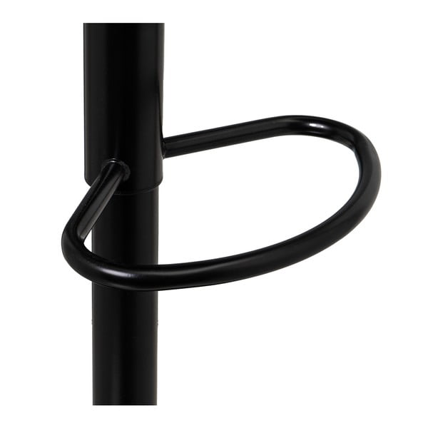 Črni barski stoli v kompletu z nastavljivo višino 2 ks iz umetnega usnja (višina sedeža 56,5 cm) – Casa Selección-image-2