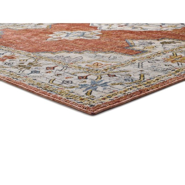 Oranžna/bež preproga 155x230 cm Truva – Universal-image-2