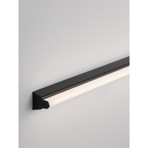 Mat črna aluminijasta LED stenska svetilka Endo – Nova Luce-image-4