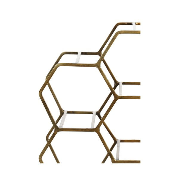 Kovinsko stolajo za vino v bronasti barvi za 12 steklenic Salbris - Light & Living-image-4