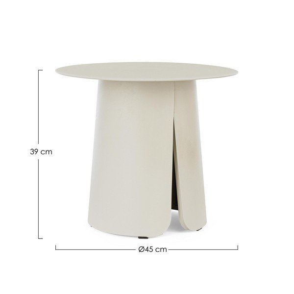 Aluminijasta okrogla vrtna mizica ø 45 cm Bryan – Bizzotto-image-2