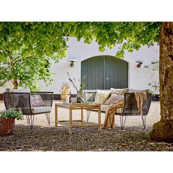 Bambusova vrtna klubska mizica 60x90 cm Sole – Bloomingville-image-1