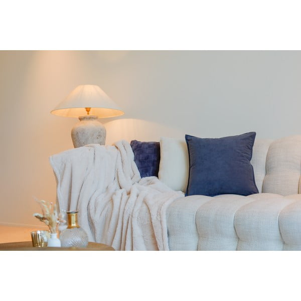 Belo-bež odeja iz umetnega krzna 150x200 cm Ruby – Tiseco Home Studio-image-4