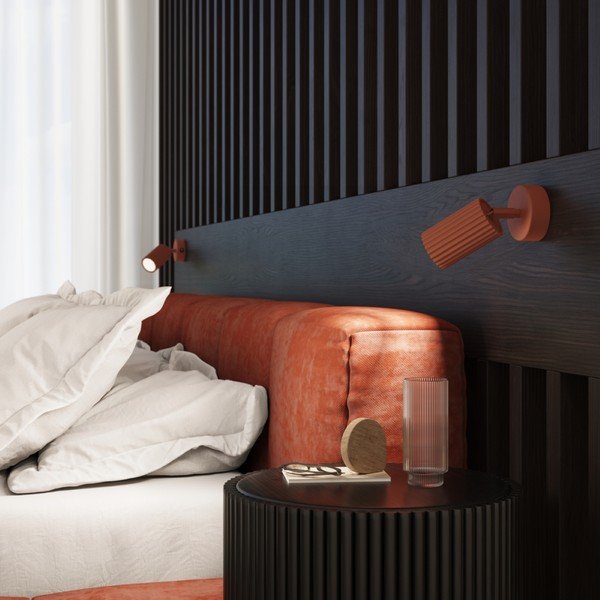 Opečnato oranžno točkovno svetilo 8x16 cm Gleam – Sollux-image-3