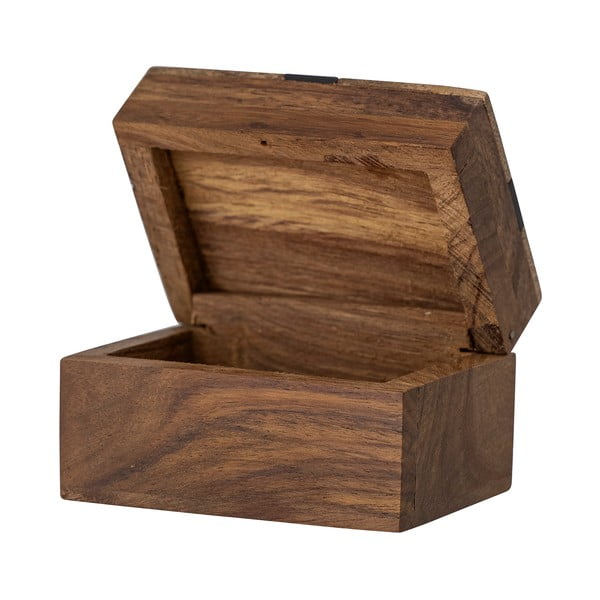 Rjava dekorativna lesena škatla za shranjevanje 6,5x4,5x4 cm Cemile – Bloomingville-image-2