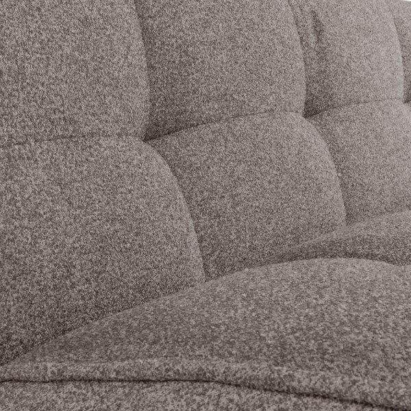 Rjava sedežna garnitura iz tkanine bouclé 204 cm Cluster – vtwonen-image-1