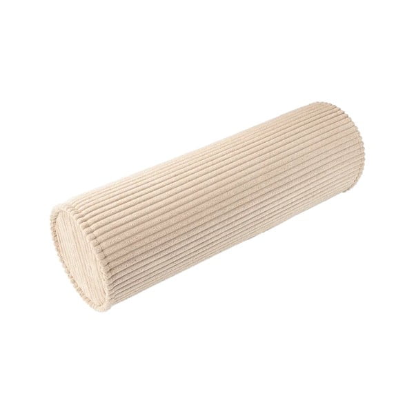 Svetlo rjava otroška sedežna blazina iz rebrastega žameta Roll – Wigiwama