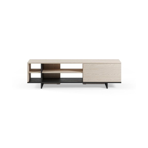 Črna TV omarica 160x44x36 cm Cequoia – Marckeric