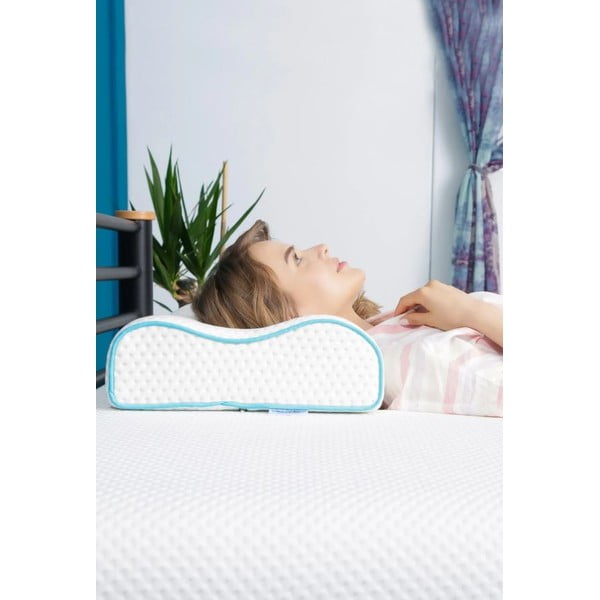Anatomski vzglavnik s polnilom iz spominske pene 42x61,5 cm – Mila Home-image-1