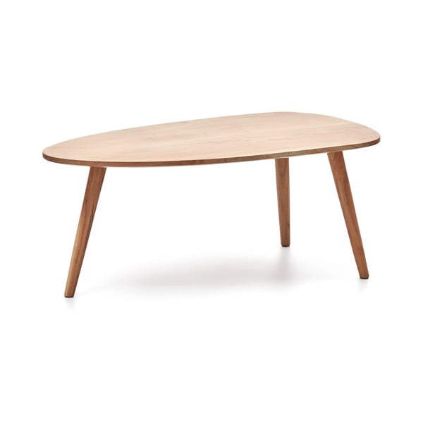 Mizica iz masivne akacije v naravni barvi 60x110 cm Eluana – Kave Home-image-2