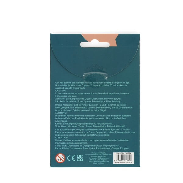 Komplet za ustvarjanje Ladybird – Nail stickers – Rex London-image-3