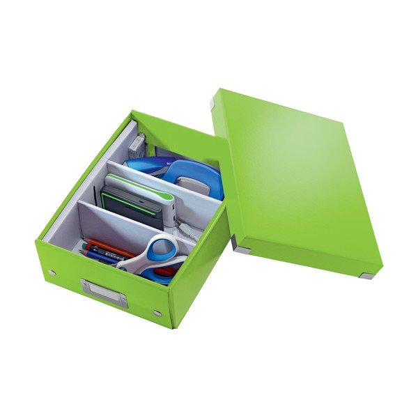 Zelena škatla z organizatorjem Leitz Click&Store, dolžina 28 cm-image-3
