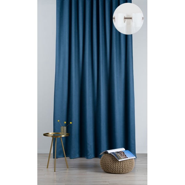 Modra zavesa 135x260 cm Cora – Mendola Fabrics