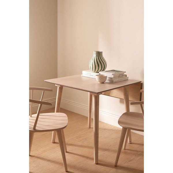 Raztegljiva jedilna miza z dodatno ploščo v brestovem dekorju 80x80 cm Jolina – Ellos Home-image-1