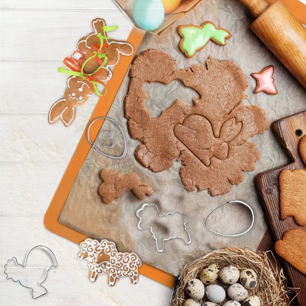 Komplet 2 velikonočnih luknjic Orion Egg iz nerjavečega jekla-image-1